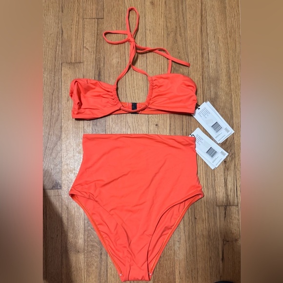 BONDI BORN Anna bikini top and Lani High-Waisted Bikini Bottoms - Picture 5 of 7